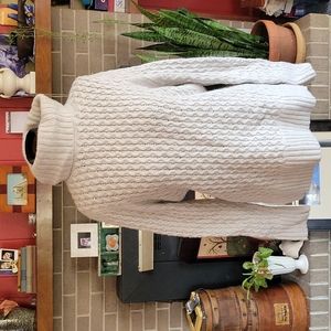Gray J Crew turtleneck sweater. Size L
